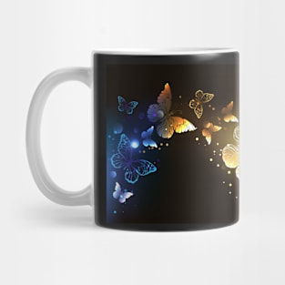 Contrasting Night Butterflies Mug